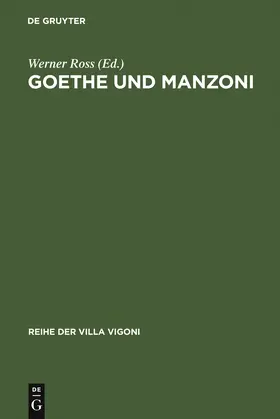 Ross |  Goethe und Manzoni | Buch |  Sack Fachmedien