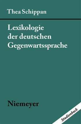 Schippan |  Lexikologie der deutschen Gegenwartssprache | Buch |  Sack Fachmedien