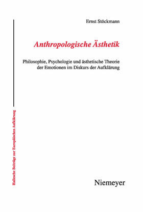Stöckmann |  Anthropologische Ästhetik | Buch |  Sack Fachmedien