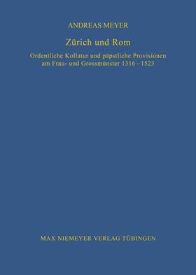 Meyer |  Zürich und Rom | Buch |  Sack Fachmedien
