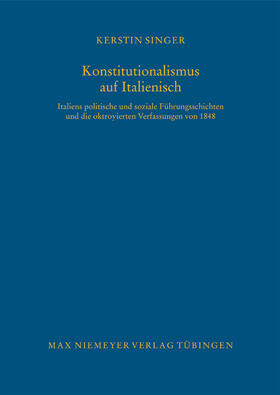 Singer |  Konstitutionalismus auf Italienisch | Buch |  Sack Fachmedien