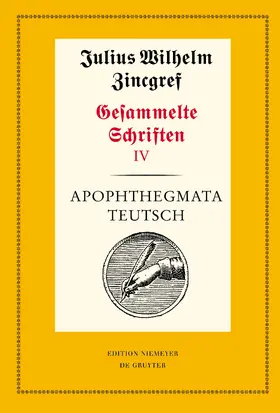 Mertens / Schnabel / Verweyen | Apophthegmata teutsch | E-Book | sack.de