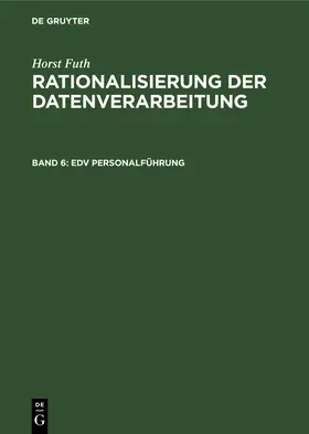 Futh |  EDV Personalführung | Buch |  Sack Fachmedien