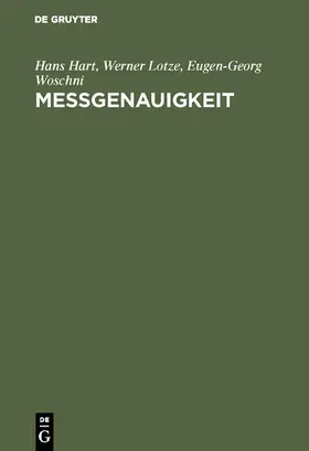 Hart / Woschni / Lotze |  Meßgenauigkeit | Buch |  Sack Fachmedien