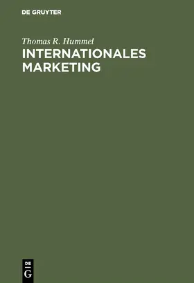 Hummel |  Internationales Marketing | Buch |  Sack Fachmedien