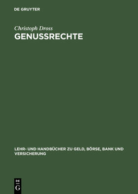 Dross | Genussrechte | Buch | 978-3-486-23799-3 | sack.de