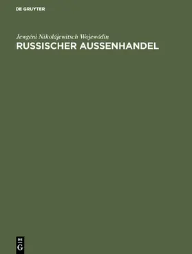 Wojewódin / Loos |  Russischer Außenhandel | Buch |  Sack Fachmedien