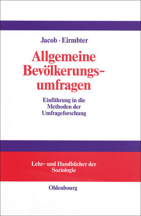 Eirmbter / Jacob |  Allgemeine Bevölkerungsumfragen | Buch |  Sack Fachmedien