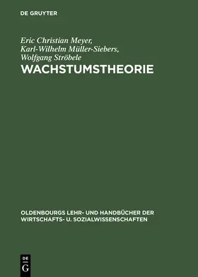 Meyer / Ströbele / Müller-Siebers |  Wachstumstheorie | Buch |  Sack Fachmedien