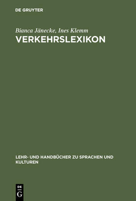 Klemm / Jänecke |  Verkehrslexikon | Buch |  Sack Fachmedien