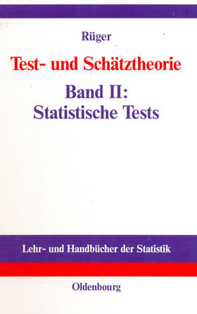 Rüger |  Test- und Schätztheorie | Buch |  Sack Fachmedien