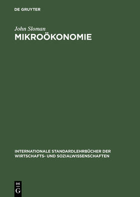 Sloman |  Mikroökonomie | Buch |  Sack Fachmedien