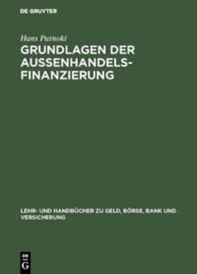 Putnoki |  Grundlagen der Außenhandelsfinanzierung | Buch |  Sack Fachmedien