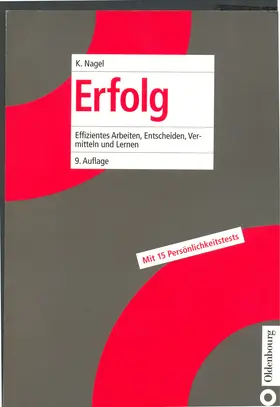 Nagel |  Erfolg | Buch |  Sack Fachmedien