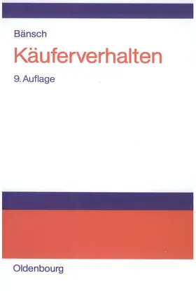 Bänsch |  Käuferverhalten | Buch |  Sack Fachmedien