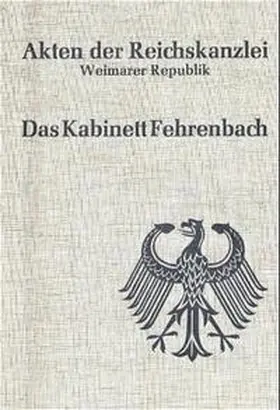 Wulf |  Das Kabinett Fehrenbach (1920/21) | Buch |  Sack Fachmedien