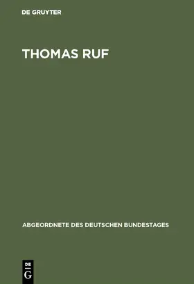  Thomas Ruf | Buch |  Sack Fachmedien