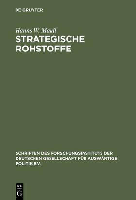 Maull |  Strategische Rohstoffe | Buch |  Sack Fachmedien