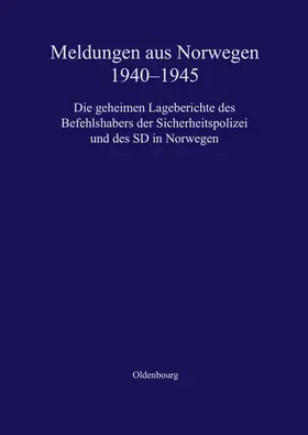 Larsen / Sandberg / Dahm |  Meldungen aus Norwegen 1940-1945 | Buch |  Sack Fachmedien