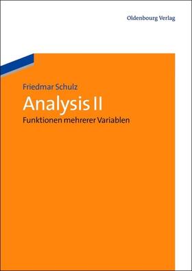 Schulz |  Analysis II | Buch |  Sack Fachmedien