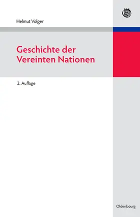 Volger |  Geschichte der Vereinten Nationen | Buch |  Sack Fachmedien