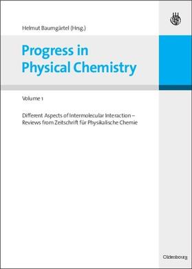 Baumgärtel |  Progress in Physical Chemistry - Volume 1 | Buch |  Sack Fachmedien