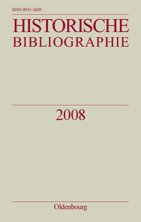 Arbeitsgemeinschaft historischer Forschungseinrichtungen in der Bundesrepublik Deutschland |  Berichtsjahr 2008 | Buch |  Sack Fachmedien