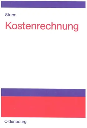 Sturm |  Kostenrechnung | eBook | Sack Fachmedien