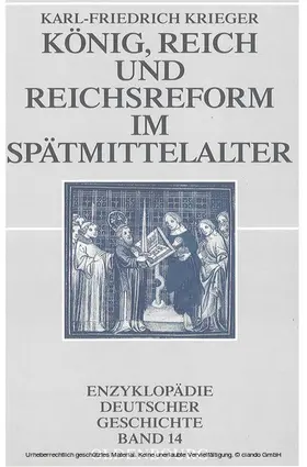 Krieger |  König, Reich und Reichsreform im Spätmittelalter | eBook | Sack Fachmedien