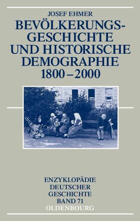 Ehmer |  Bevölkerungsgeschichte und Historische Demographie 1800-2000 | eBook | Sack Fachmedien