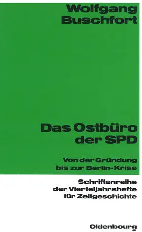 Buschfort | Das Ostbüro der SPD | E-Book | sack.de