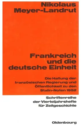 Meyer-Landrut |  Frankreich und die deutsche Einheit | eBook | Sack Fachmedien