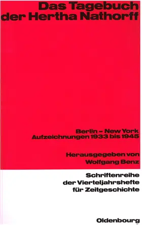 Benz |  Das Tagebuch der Hertha Nathorff | eBook | Sack Fachmedien