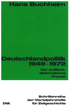 Buchheim |  Deutschlandpolitik 1949-1972 | eBook | Sack Fachmedien