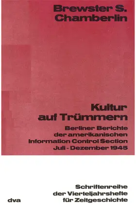 Chamberlin |  Kultur auf Trümmern | eBook | Sack Fachmedien