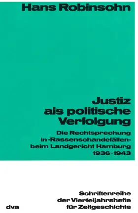 Robinsohn | Justiz als politische Verfolgung | E-Book | sack.de