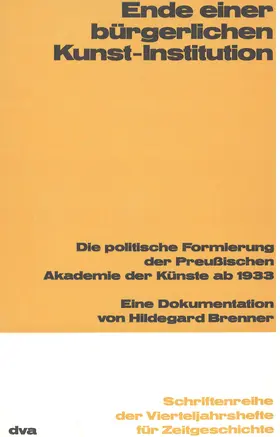 Brenner |  Ende einer bürgerlichen Kunst-Institution | eBook | Sack Fachmedien