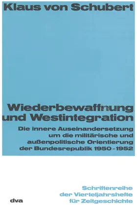 Schubert |  Wiederbewaffnung und Westintegration | eBook | Sack Fachmedien