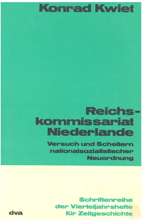 Kwiet |  Reichskommissariat Niederlande | eBook | Sack Fachmedien