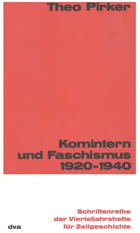 Pirker | Komintern und Faschismus | E-Book | sack.de