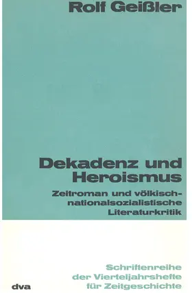 Geißler |  Dekadenz und Heroismus | eBook | Sack Fachmedien