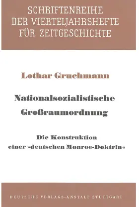 Gruchmann | Nationalsozialistische Großraumordnung | E-Book | sack.de