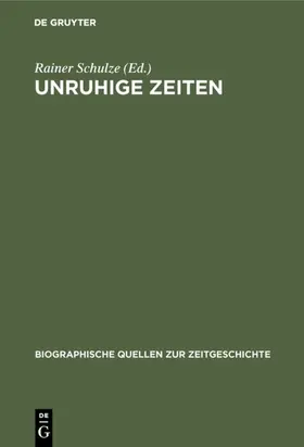 Schulze |  Unruhige Zeiten | eBook | Sack Fachmedien