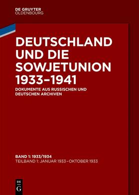Slutsch / Tischler |  Deutschland und die Sowjetunion 1933/1941 | Buch |  Sack Fachmedien