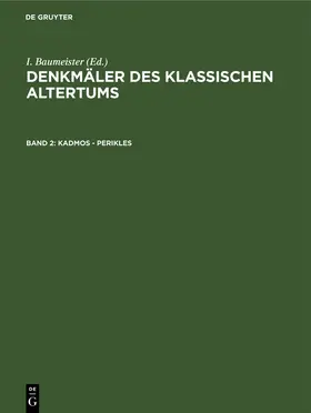 Baumeister |  Kadmos - Perikles | Buch |  Sack Fachmedien