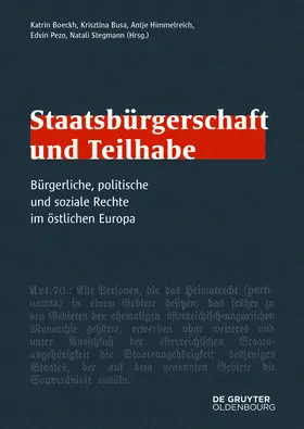 Boeckh / Busa / Himmelreich |  Staatsbürgerschaft und Teilhabe | Buch |  Sack Fachmedien