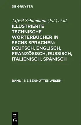 Deinhardt / Schlomann |  Eisenhüttenwesen | Buch |  Sack Fachmedien