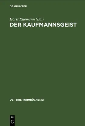 Kliemann |  Der Kaufmannsgeist | Buch |  Sack Fachmedien