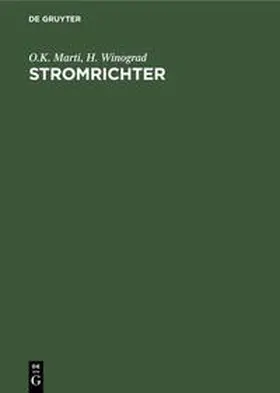 Marti / Winograd / Gramisch |  Stromrichter | Buch |  Sack Fachmedien