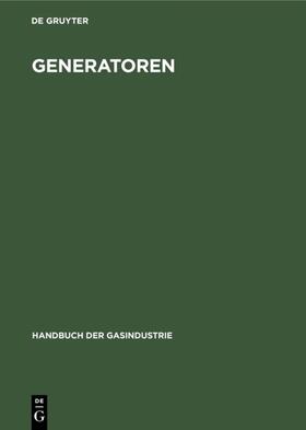 Degruyter |  Generatoren | Buch |  Sack Fachmedien
